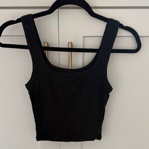 lululemon athletica Black Crop Top